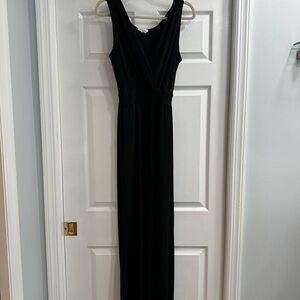 Korye Black V Neck Sleeveless Jumpsuit